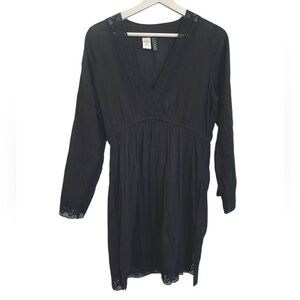 Lauren Ralph Lauren Cotton Black Dress